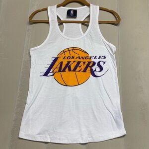 NBA Women’s Tank Top Small Los Angeles Lakers Bejeweled Basketball Sporty NWOT
